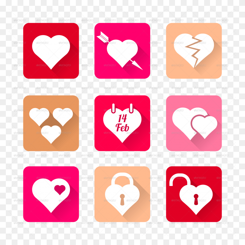 2000x2000 Happy Valentine39s Day Icons Icon, Label, Text, Alphabet HD PNG Download
