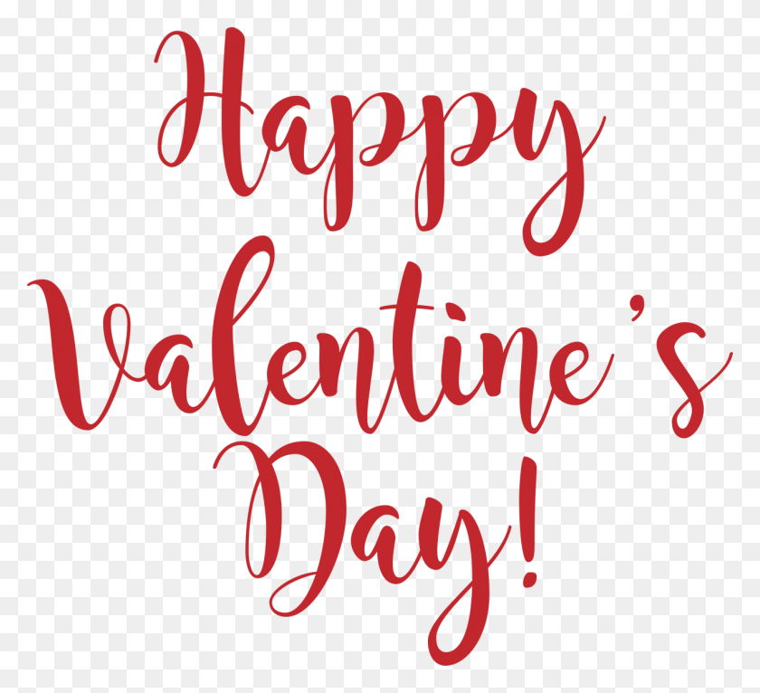 1280x1160 Happy Valentine39s Day Simple Happy Valentines Day, Text, Calligraphy, Handwriting HD PNG Download