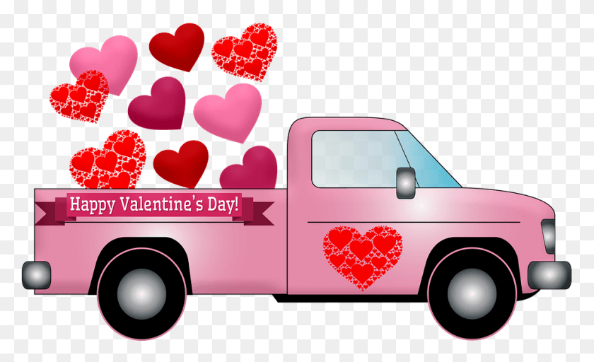 961x558 Descargar Png Feliz Día De San Valentín Día De San Valentín Frases Para El Marido 2019, Camión, Vehículo, Transporte Hd Png