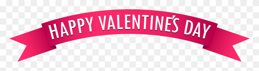 3655x803 Happy Valentines Day Banner Clip Art, Logo, Symbol, Trademark HD PNG Download