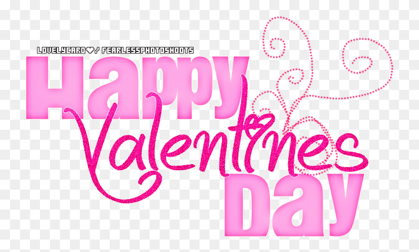 740x445 Happy Valentines Day Free Happy Valentines Day Pink, Text, Alphabet, Label HD PNG Download