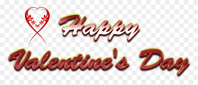 1603x622 Happy Valentines Day Photos Emblem, Food, Text, Sweets HD PNG Download