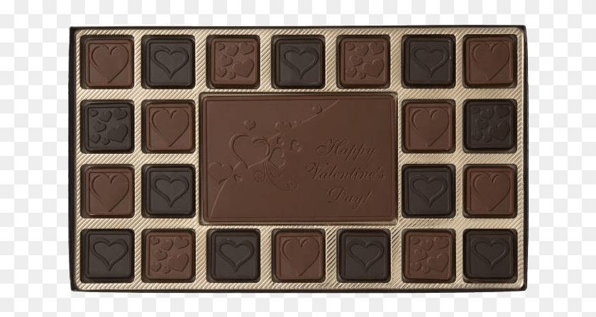 655x387 Happy Valentines Deer Hunter Chocolate, Fudge, Dessert, Food HD PNG Download