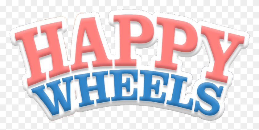 870x405 Happy Wheels Game Game Happy Funny Happy Play Online Happy Wheels, Label, Text, Word HD PNG Download