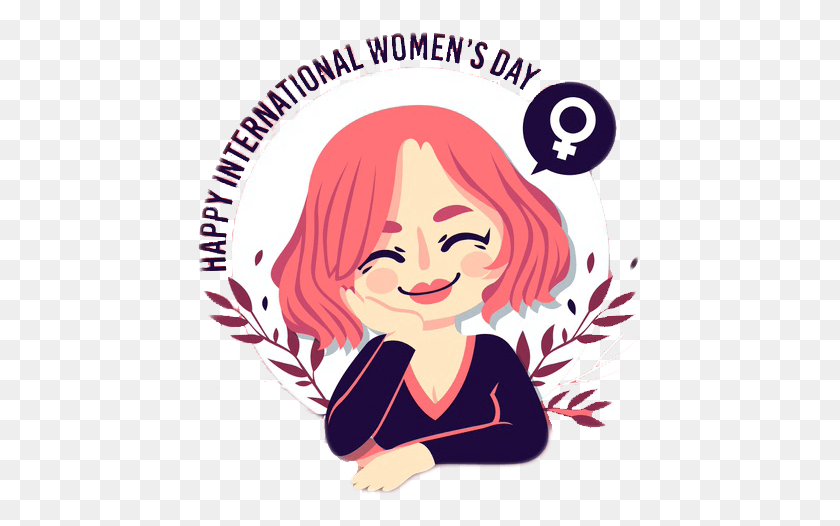 445x466 Happy Womens Day Image Mujer Freepik, Person, Human, Face HD PNG Download