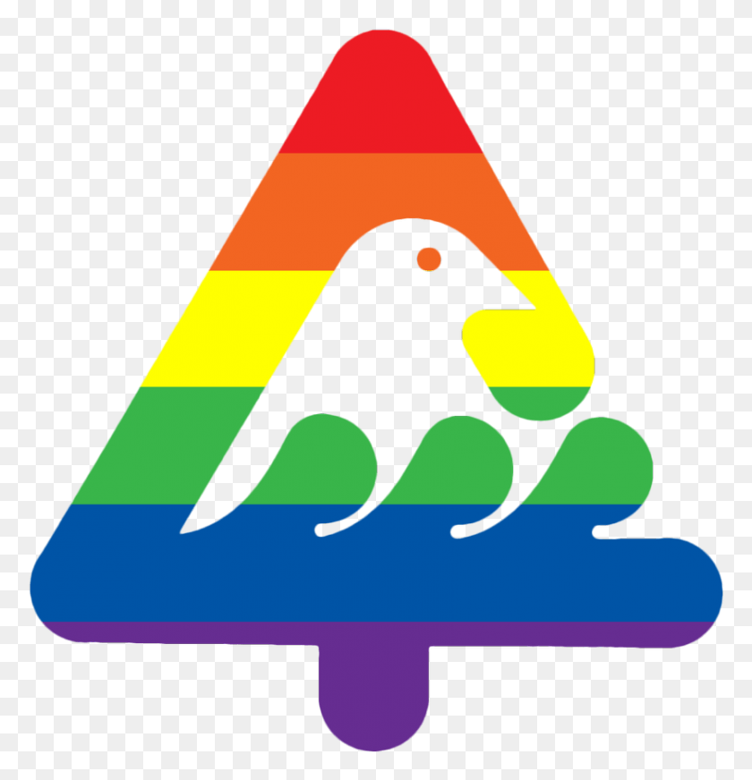 837x872 Happypridemonth To All Lgbt Community Members And, Triangle, Symbol, Bird HD PNG Download