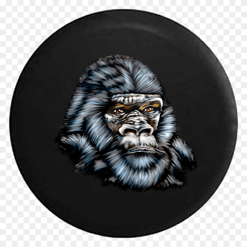 1721x1725 Harambe Face Great Ape, Wildlife, Animal, Logo HD PNG Download
