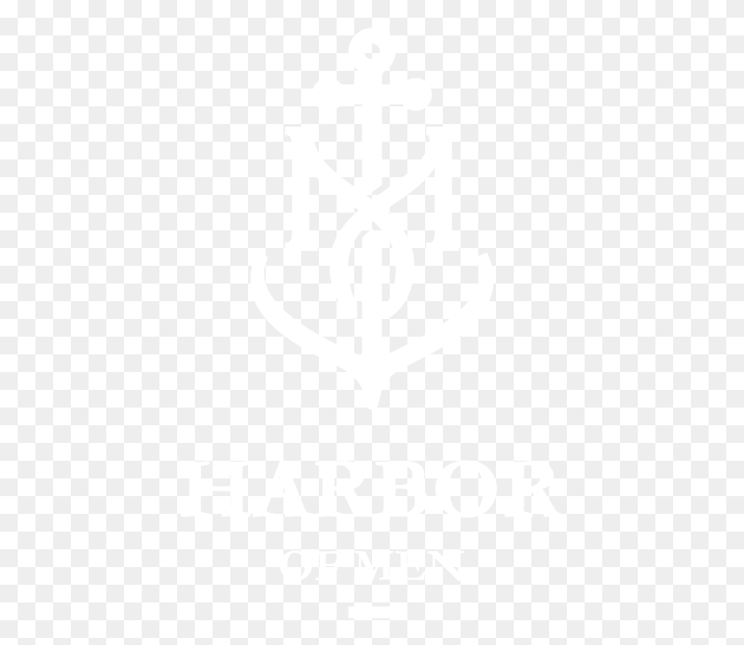 433x668 Harbor Of Men Tiff Logo White, Cross, Symbol, Poster HD PNG Download