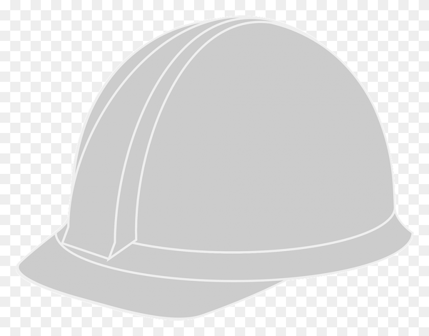 940x720 Hard Hat Helmet White Equipment Safe Headgear Hard Hat Vector White, Clothing, Apparel, Hardhat HD PNG Download