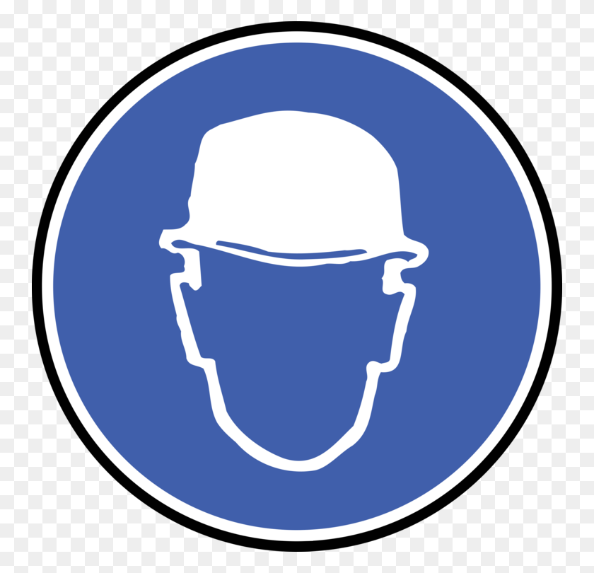 750x750 Hard Hats Personal Protective Equipment Symbol Construction Wear Safety Helmet Icon, Label, Text, Word HD PNG Download