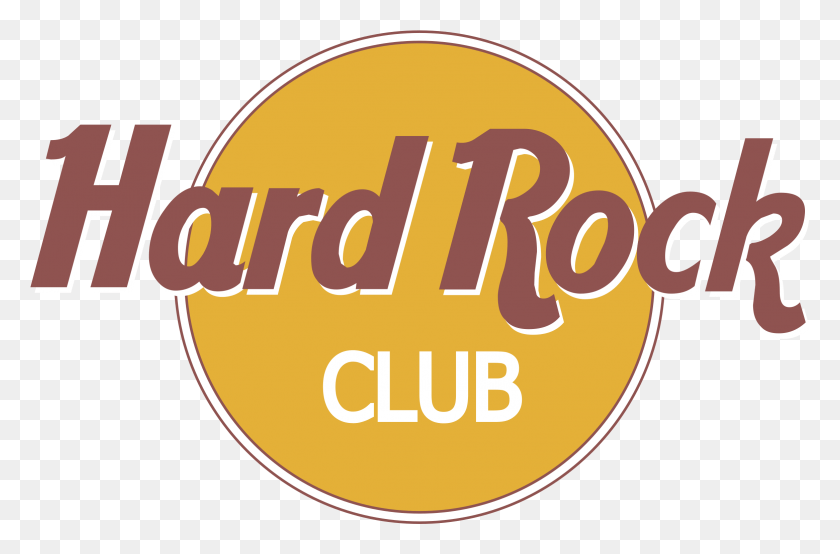 2331x1477 Hard Rock Club Logo Transparent Hard Rock Cafe Dubai Logo, Label, Text, Meal HD PNG Download