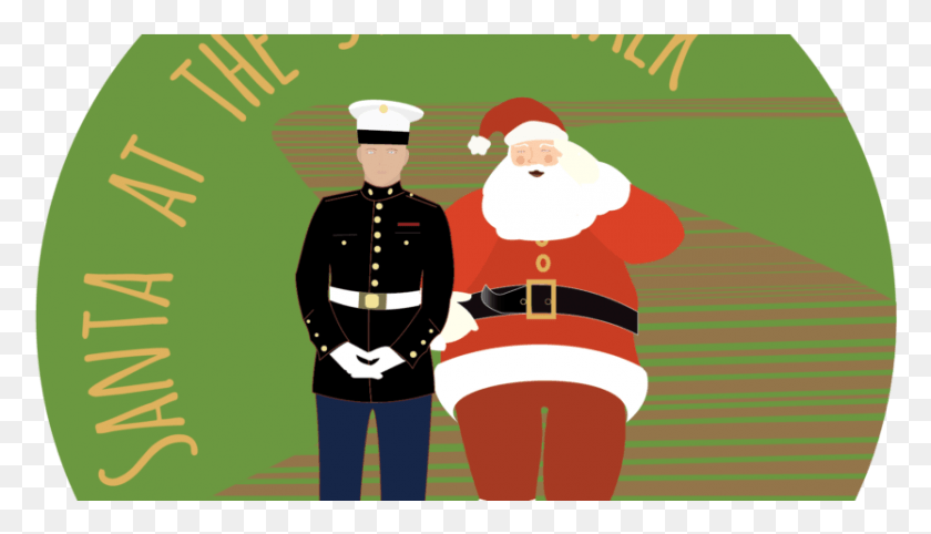 833x451 Hard To Believe 2017 Will Be Our 6th Santa At The Swampwalk Christmas, Person, Human, Military HD PNG Download