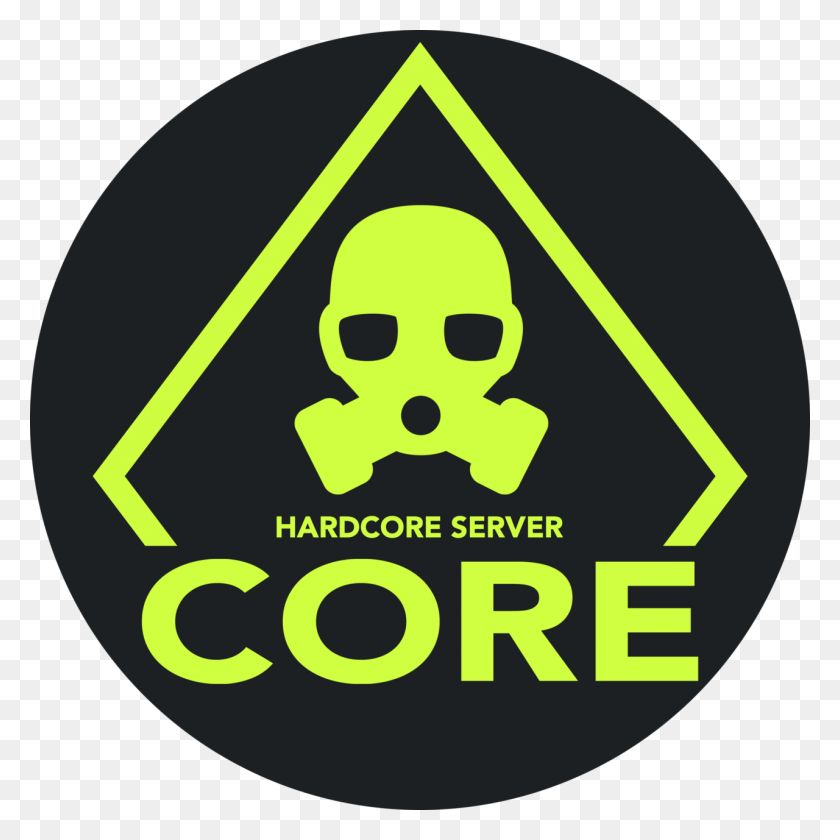 1280x1280 Hardcore Dayz Server Label, Symbol, Sign, Logo Hd Png Скачать