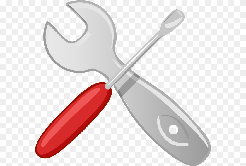 600x569 Hardware Tools Workshop Screwdriver Wrench Clip Art, Cutlery, Spoon, Smoke Pipe, Device Clipart PNG