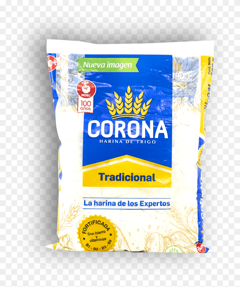 971x1174 Harina De Trigo Corona Envasado Y Etiquetado, Polvo, Harina, Alimentos Hd Png