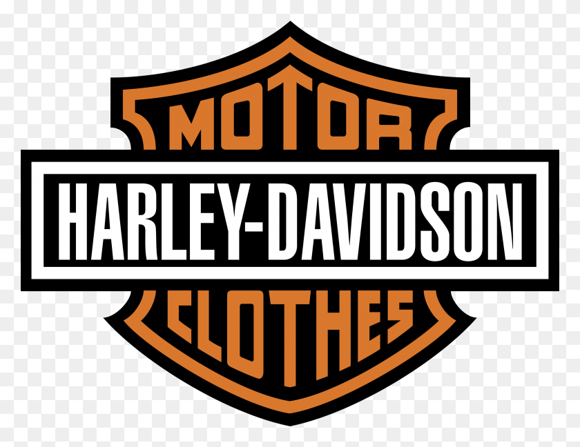 2400x1812 Harley Clothes Logo Transparent Harley Davidson Apparel Logo, Label, Text, Word HD PNG Download