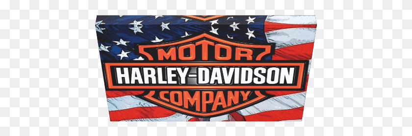 455x219 Descargar Png / Tortas De Harley Davidson, Bandera, Símbolo, Texto Hd Png