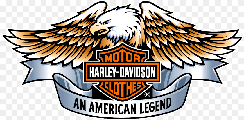 Harley Davidson Eagle Logo, Emblem, Symbol, Person, Animal Clipart PNG