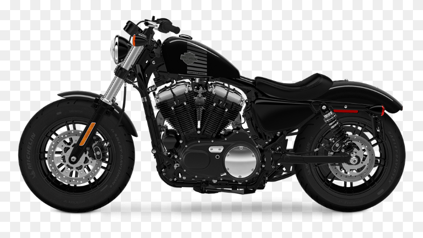 772x412 Descargar Png Harley Davidson Forty Eight Harley Iron 883 2018, Motocicleta, Vehículo, Transporte Hd Png