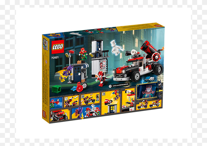 711x533 Descargar Png Harley Quinn Cannonball Attack La Lego Batman Película, Juguete, Vehículo, Transporte Hd Png