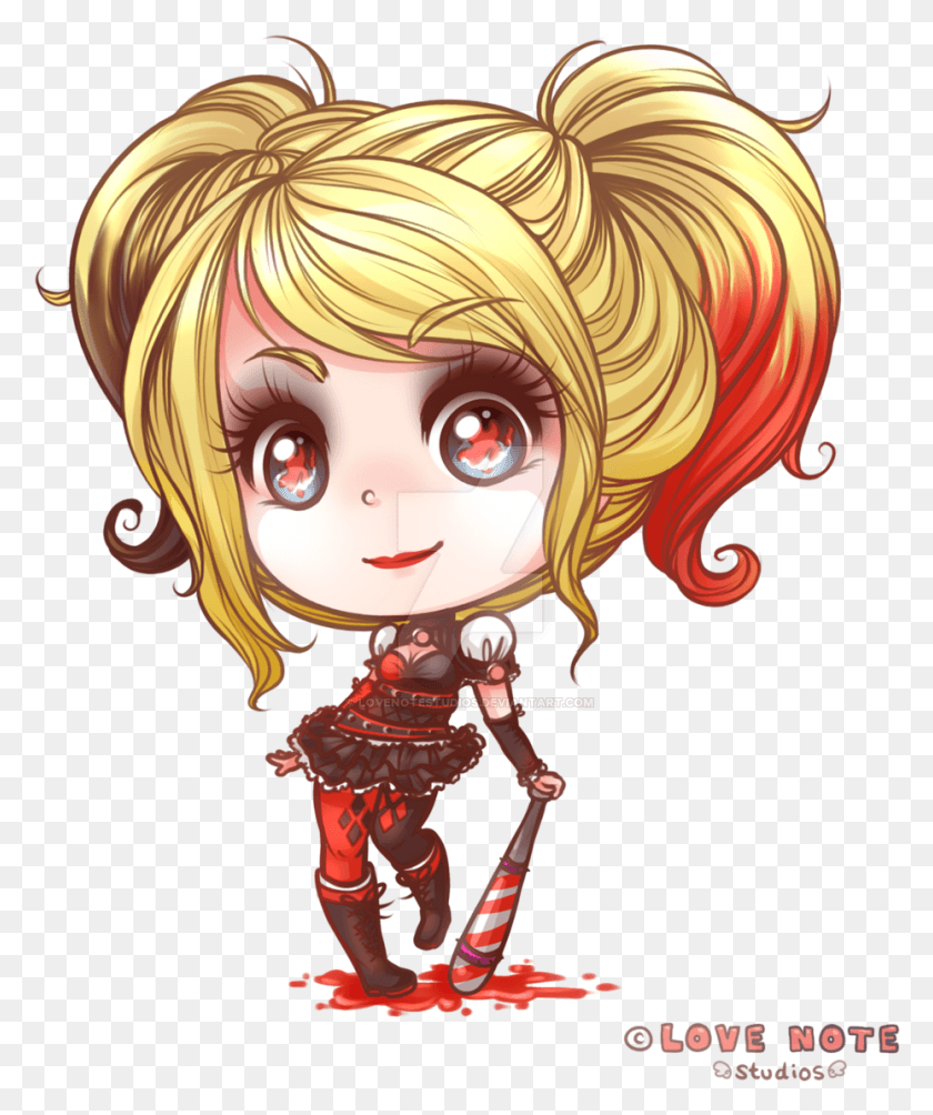 928x1124 Harley Quinn Chibi Anime Harley Quin Chibi, Doll, Toy, Manga HD PNG Download