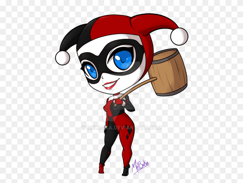 500x633 Harley Quinn Clipart Batman Symbol, Baby, Person, Face, Head PNG