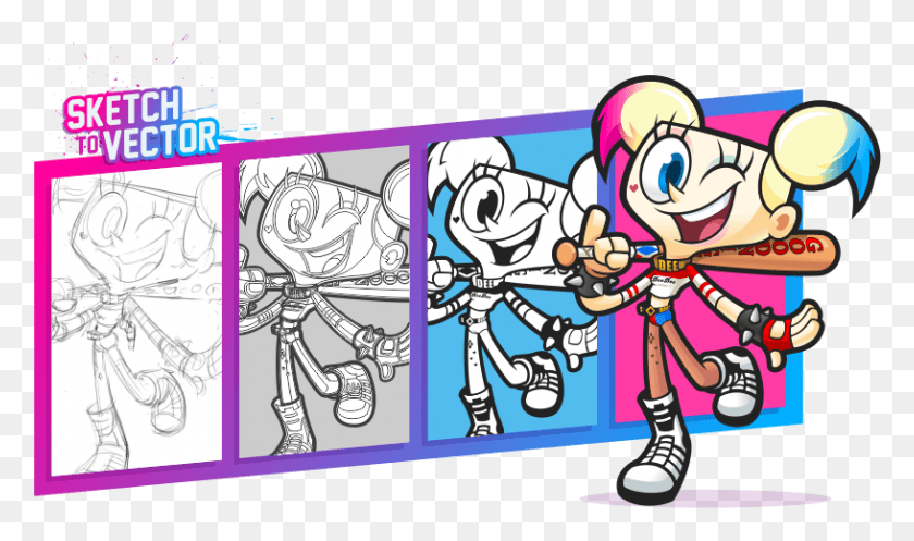 Harley Quinn Clipart Dee Dee Harley Quinn, Book, Graphics HD PNG Download