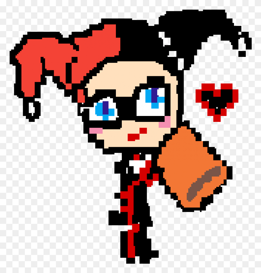 821x861 Harley Quinn Harley Quinn Pixel Art, Pac Man, Graphics HD PNG Download