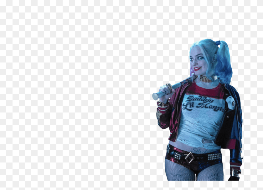 975x685 Harley Quinn Margot Robbie Suicide Squad, Person, Sleeve, Clothing HD PNG Download
