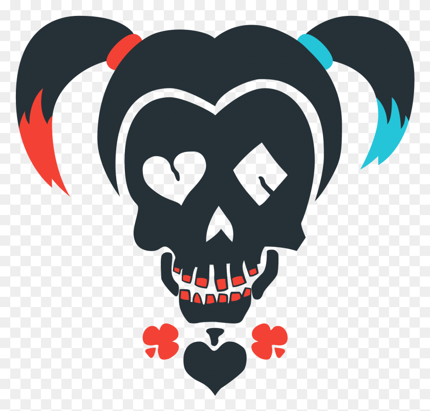 1469x1401 Harley Quinn Suicide Squad Icon Harley Quinn Suicide Squad Logo, Advertisement, Poster, Graphics HD PNG Download