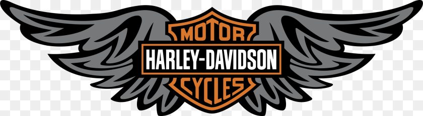 Harley Wings Logo Harley Davidson Wings Logo Vector, Emblem, Symbol, Animal, Fish Clipart PNG