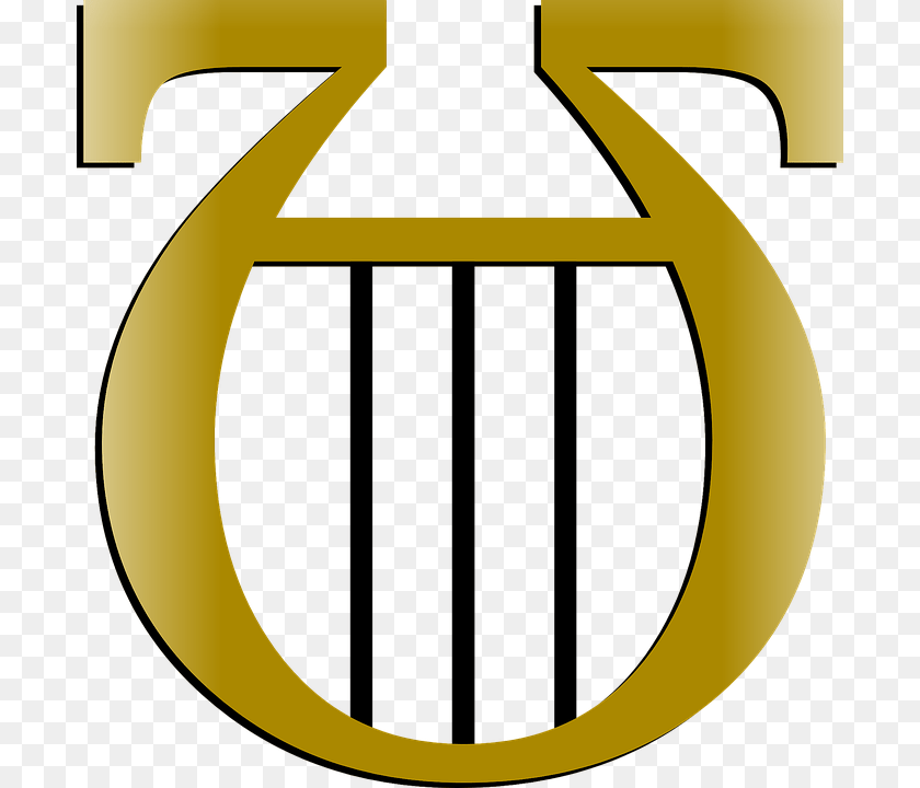 Harp Clipart Lyre, Disk, Musical Instrument Sticker PNG