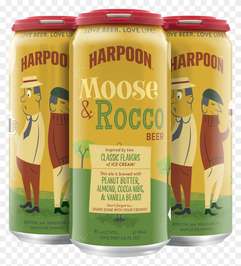 2465x2738 Harpoon 100 Barrel Series Moose And Rocco Harpoon, Tin, Can, Person HD PNG Download