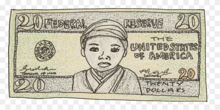 1390x645 Harriet Tubman 20 Print Cash, Person, Human, Postage Stamp HD PNG Download