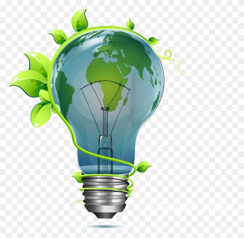 859x834 Harry And Co Energy Conservation, Light, Green, Lamp HD PNG Download