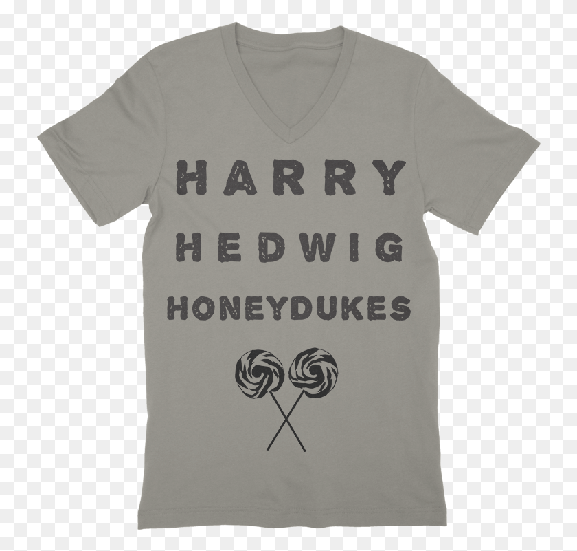 735x741 Harry Hedwig And Honey Dukes V Neck Active Shirt, Clothing, Apparel, T-shirt HD PNG Download