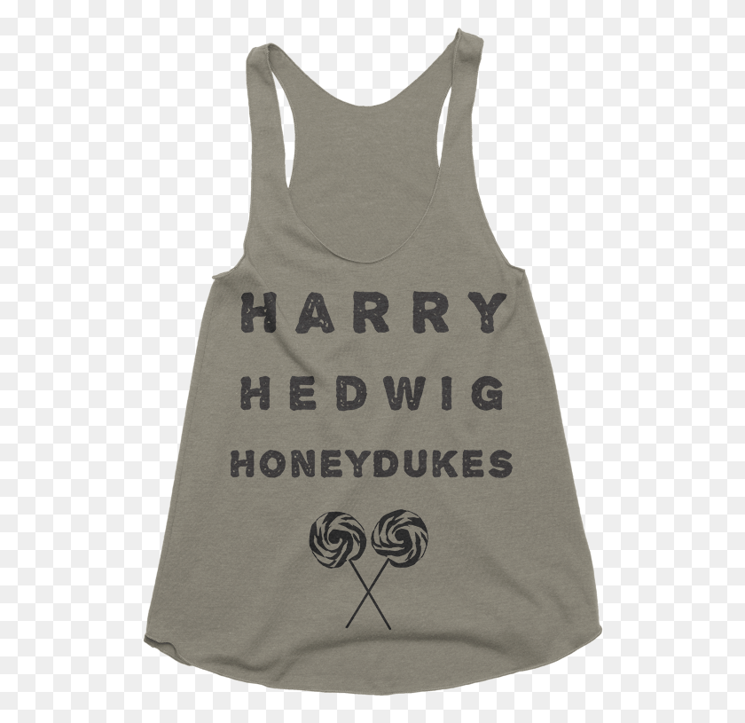 520x755 Harry Hedwig And Honeydukes Tank Top Active Tank, Clothing, Apparel, Undershirt HD PNG Download