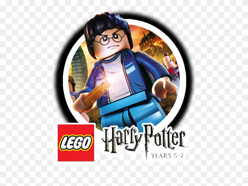 491x569 Harry Potter Clipart Ico Lego Harry Potter Years 5 7 Icon, Poster, Advertisement, Person HD PNG Download
