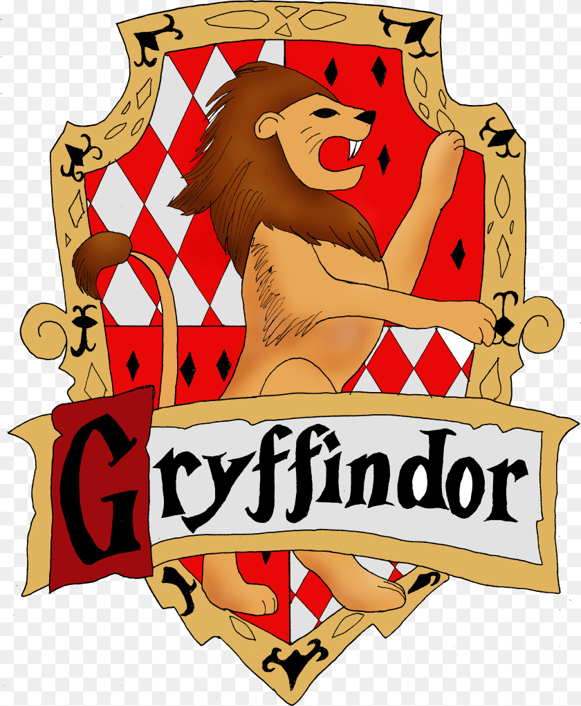 2782x3380 Harry Potter Crest Gryffindor Gryffindor Logo, Adult, Female, Person, Woman Sticker PNG