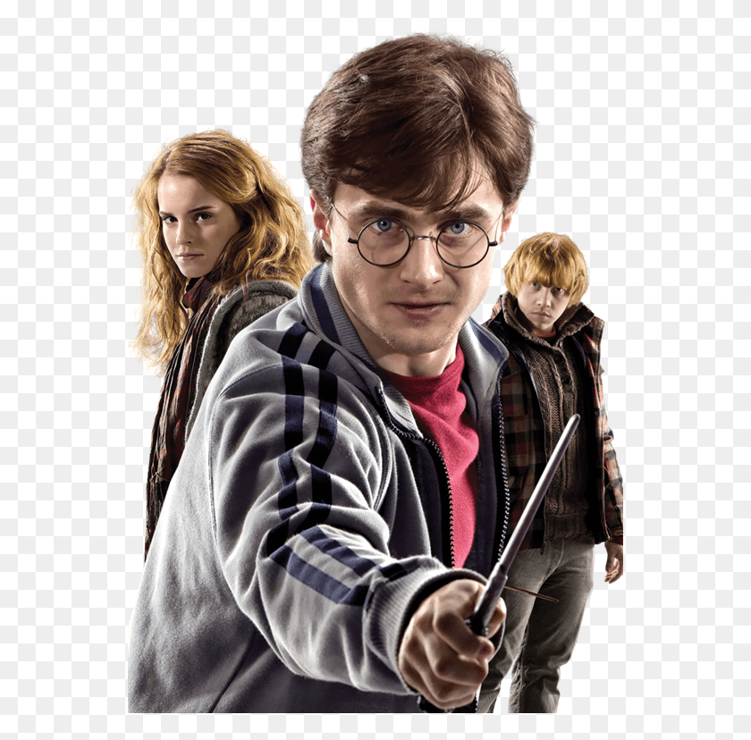 554x768 Harry Potter Free Harry Potter Full Body Deathly Hallows, Person, Human, Glasses HD PNG Download