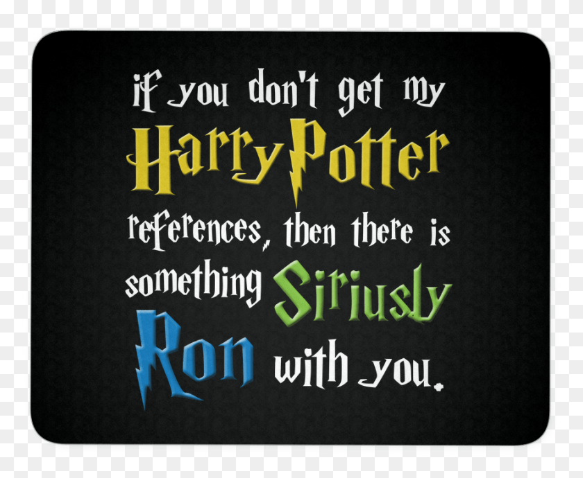 878x710 Harry Potter Mouse Pad Harry Potter, Text, Word, Female HD PNG Download