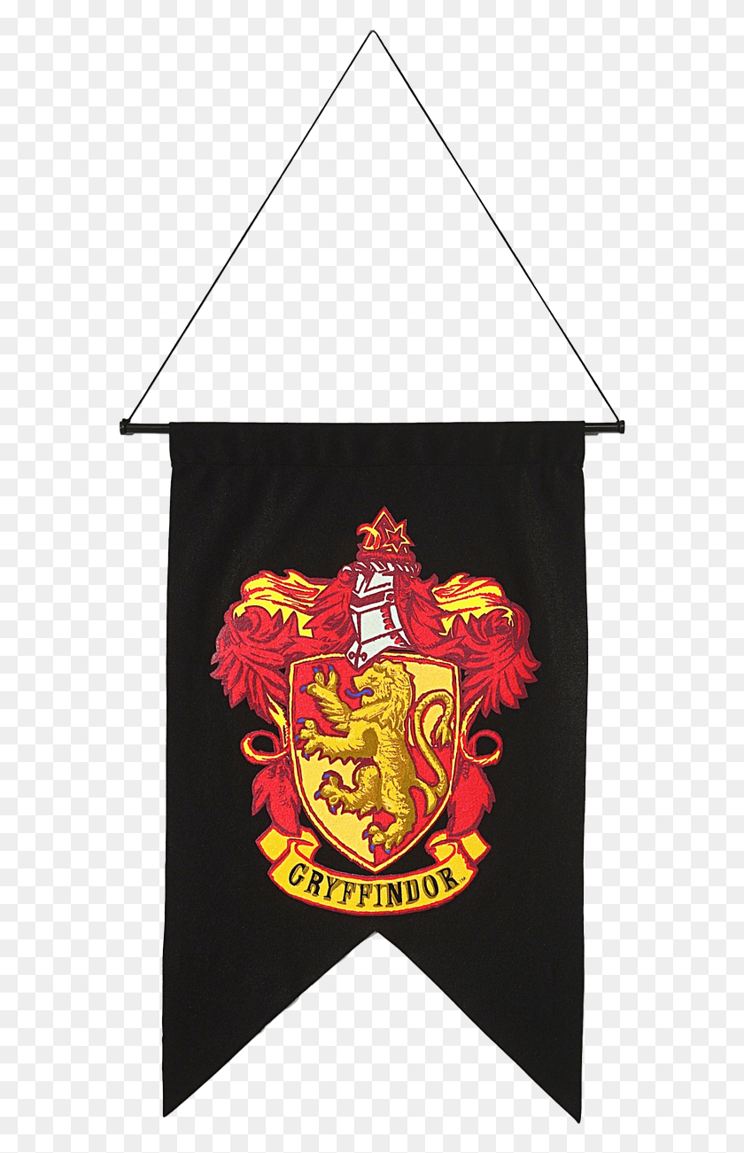 577x1241 Harry Potter Rare Gryffindor Banner Flag, Symbol, Emblem, Logo HD PNG Download