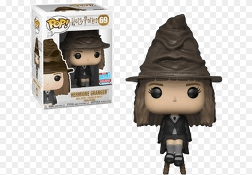 646x583 Harry Potters Hermione With The Sorting Hat Vinyl Funko Pop Hermione Granger, Baby, Person, Face, Head PNG