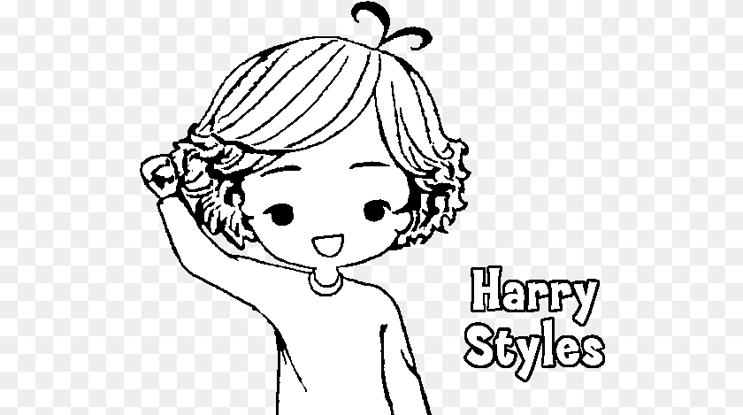 Harry Styles Coloring, Book, Comics, Publication, Baby Transparent PNG