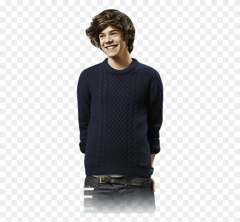 304x716 Harry Styles Cute Photo Harry Styles Con Sweater, Clothing, Apparel, Person HD PNG Download