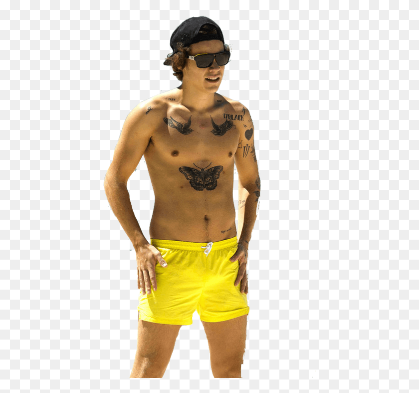 428x727 Harry Styles Harry And One Direction Image Harry Styles 2013 Shirtless, Skin, Person, Human HD PNG Download