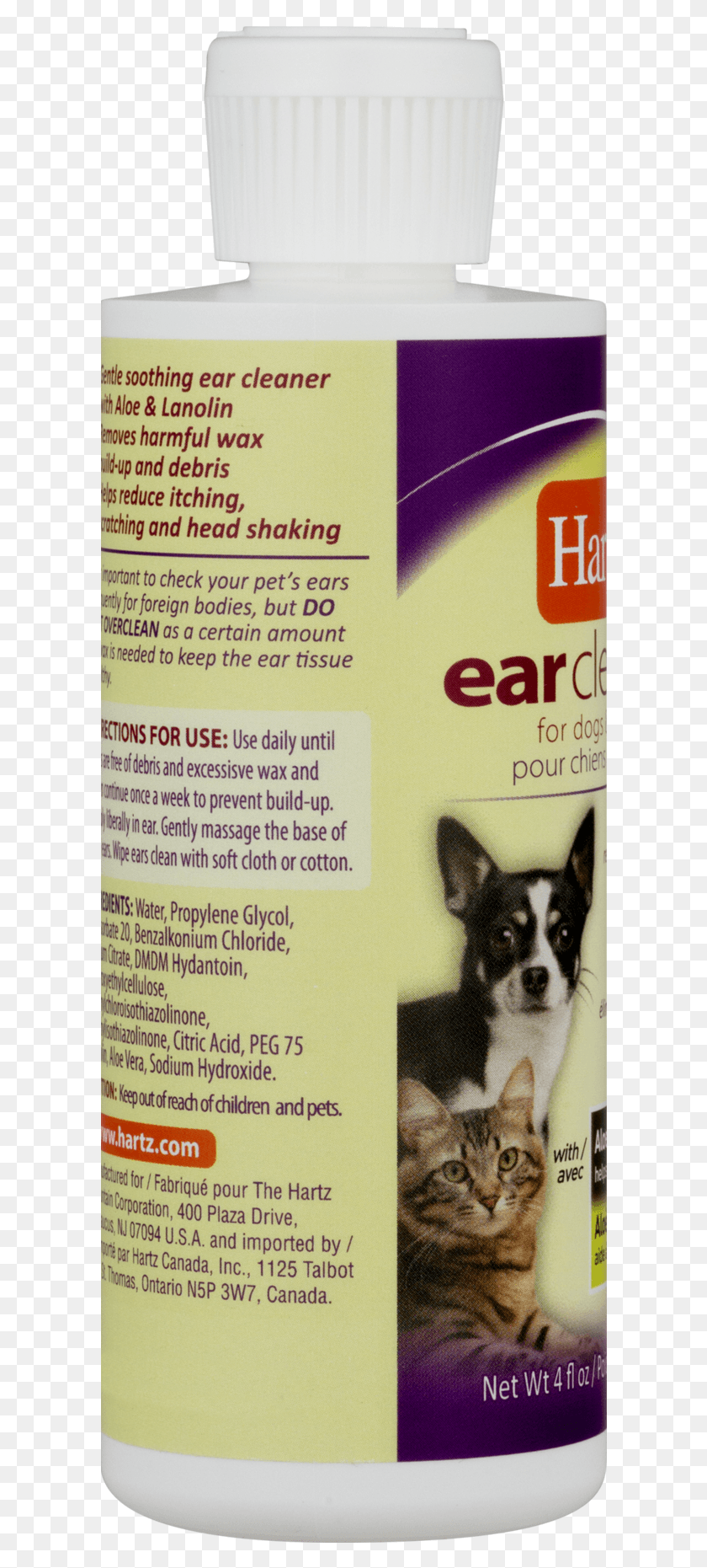 602x1801 Hartz Ear Cleaner For Dogs Amp Cats With Aloe Amp Lanolin German Shepherd Dog, Cat, Pet, Mammal HD PNG Download