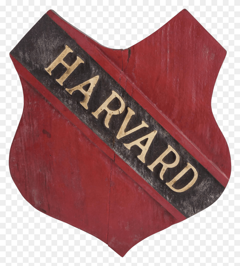 1800x2011 Harvard University Hand Carved Wooden Shield One Of Wood, Logo, Symbol, Trademark HD PNG Download