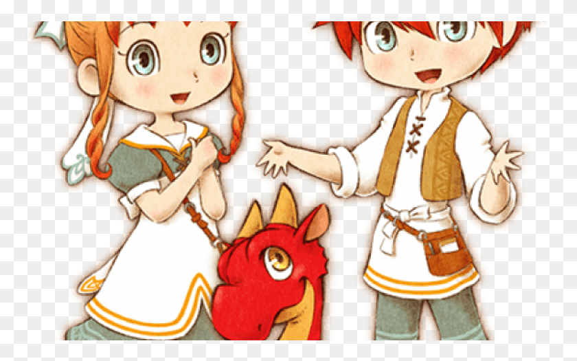 769x465 Harvest Moon Creator39s Next Game Combines Fantasy And Little Dragon Caf, Person, Human, Toy HD PNG Download
