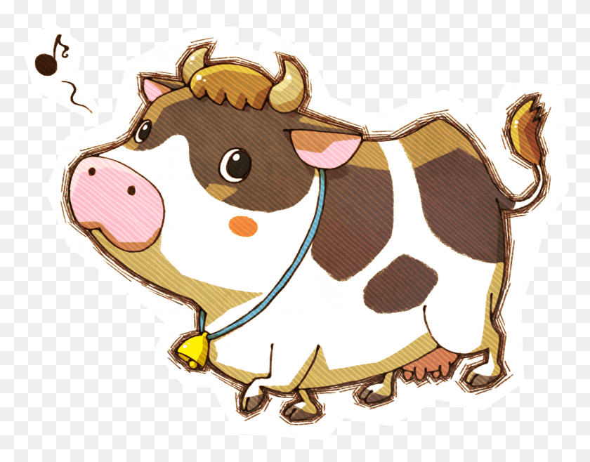 1945x1493 Harvest Moon Game Cow, Mammal, Animal, Cattle HD PNG Download